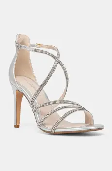 Buffalo pantofi cu toc Makai 2 culoarea argintiu, 1291262-SLV imagine