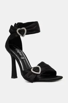 Buffalo sandale Fairy Chic Heart culoarea negru, 1291618-BLK imagine