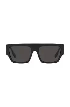 Burberry ochelari de soare barbati, culoarea negru imagine