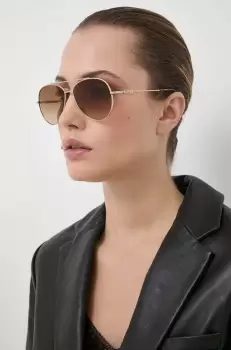 Burberry ochelari de soare femei, culoarea maro imagine