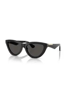 Burberry ochelari de soare femei, culoarea negru, 0BE4436U imagine