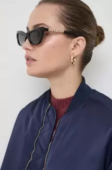 Burberry ochelari de soare femei, culoarea negru imagine