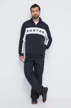Burton bluza barbati, culoarea negru, modelator imagine
