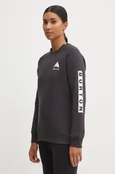 Burton bluza femei, culoarea negru, cu imprimeu, 227411 imagine