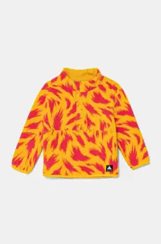 Burton hanorac polar pentru copii CINDER culoarea galben, modelator, 238411 imagine