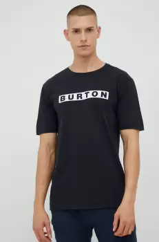 Burton tricou din bumbac culoarea negru, cu imprimeu imagine