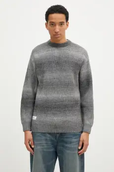 Butter Goods pulover Beams Knit Sweater barbati, culoarea gri, BG243301 imagine