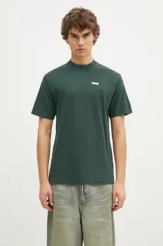 Butter Goods tricou din bumbac Basic Tee barbati, culoarea verde, uni, BG243110 imagine