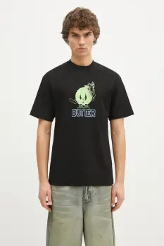 Butter Goods tricou din bumbac Bomb Tee barbati, culoarea negru, cu imprimeu, BG243100 imagine