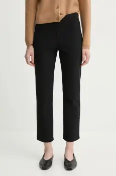 By Malene Birger pantaloni VILEA. femei, culoarea negru, mulata, high waist, Q70354003Z imagine