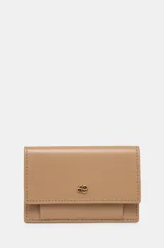 By Malene Birger portofel de piele femei, culoarea bej imagine