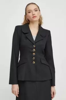 By Malene Birger sacou culoarea negru, un singur rand de nasturi, neted imagine