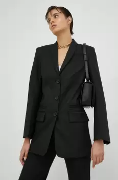 By Malene Birger sacou culoarea negru, un singur rand de nasturi, neted imagine