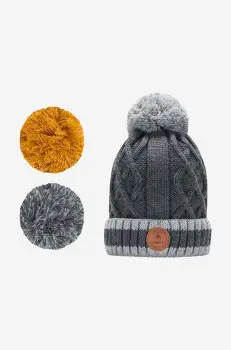 Cabaia caciula culoarea gri imagine