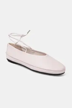 Calvin Klein balerini de piele BALLERINA MARY JANE STRAP LTH imagine
