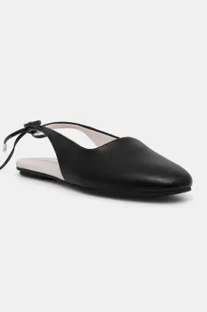 Calvin Klein balerini de piele BALLERINA SLING BACK LTH imagine