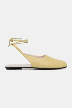 Calvin Klein balerini de piele BALLERINA SLING BACK LTH imagine