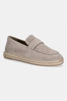 Calvin Klein espadrile pentru barbati, din piele intoarsa ESPADRILLE LOAFER BAND SU imagine