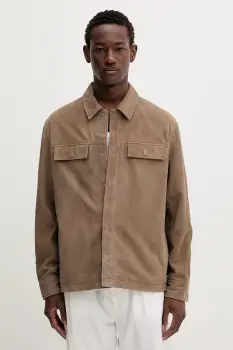 Calvin Klein geaca din piele intoarsa imagine