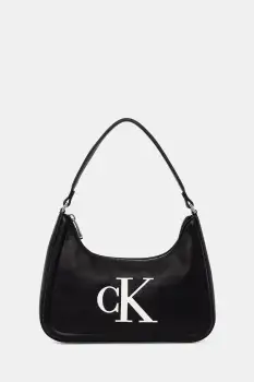 Calvin Klein geanta baguette de dama cu imitatie de piele imagine