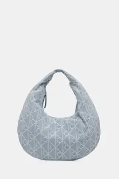 Calvin Klein geanta croissant pentru femei, din denim imagine