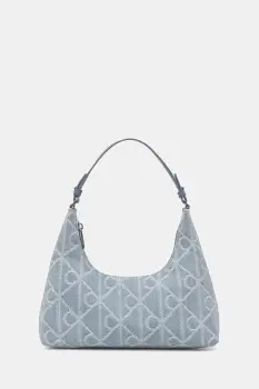 Calvin Klein geanta crossbody femeiasca din denim imagine