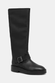 Calvin Klein ghete de piele CONCAVE WELT UKT BIKER PB imagine