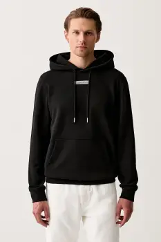 Calvin Klein hanorac cu gluga pentru barbati din bumbac imagine