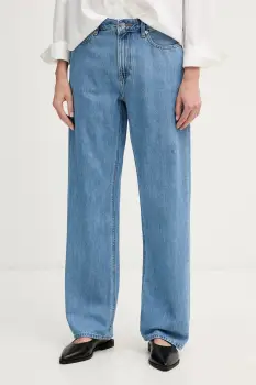 Calvin Klein Jeans blugi straight pentru femei imagine