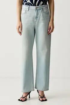 Calvin Klein Jeans blugi straight pentru femei imagine
