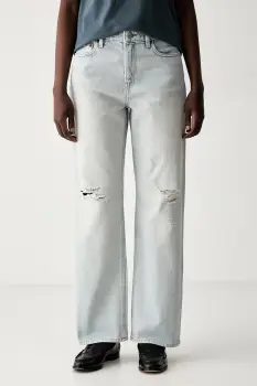Calvin Klein Jeans blugi straight pentru femei imagine