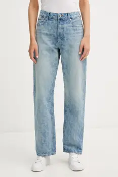 Calvin Klein Jeans blugi straight pentru femei imagine