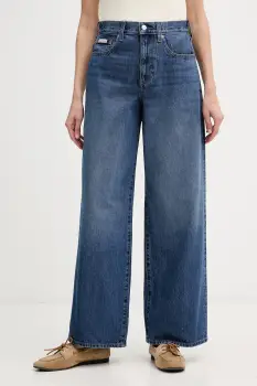 Calvin Klein Jeans blugi wide leg pentru femei imagine