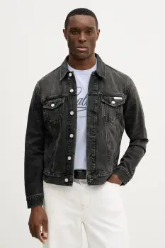 Calvin Klein Jeans geaca de blugi din bumbac imagine