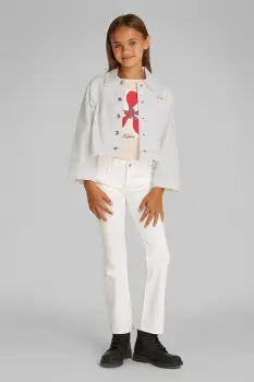 Calvin Klein Jeans geaca de blugi pentru copii imagine