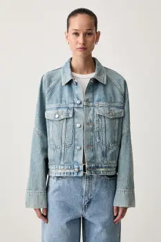 Calvin Klein Jeans geaca de blugi pentru femei din denim imagine