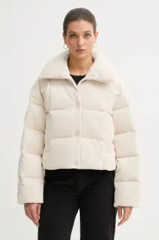 Calvin Klein Jeans geaca de puf din catifea imagine