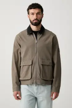 Calvin Klein Jeans geaca de tranzitie pentru barbati, cu bumbac imagine