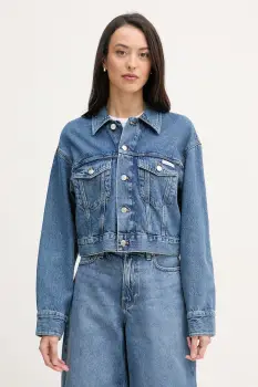 Calvin Klein Jeans geaca de tranzitie pentru femei, din denim imagine
