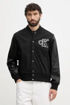 Calvin Klein Jeans geaca varsity barbateasca imagine