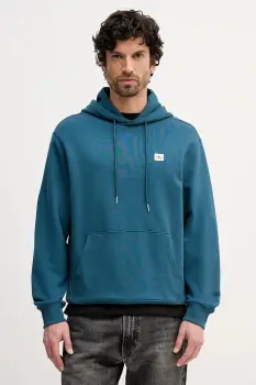 Calvin Klein Jeans hanorac cu gluga barbatesc din bumbac imagine