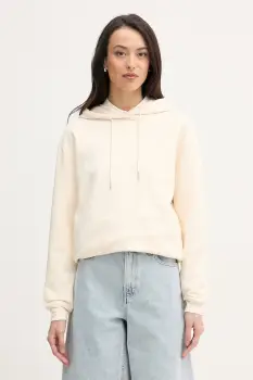 Calvin Klein Jeans hanorac cu gluga de dama din bumbac imagine