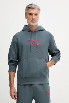 Calvin Klein Jeans hanorac cu gluga pentru barbati, din bumbac imagine