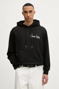 Calvin Klein Jeans hanorac cu gluga pentru barbati, din bumbac imagine