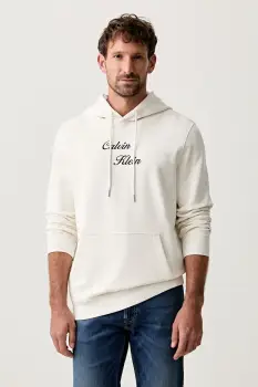 Calvin Klein Jeans hanorac cu gluga pentru barbati, din bumbac imagine