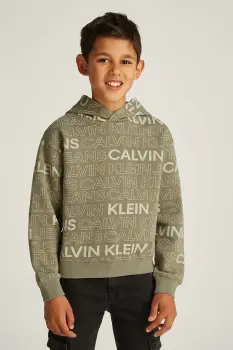 Calvin Klein Jeans hanorac de bumbac pentru copii 0 imagine