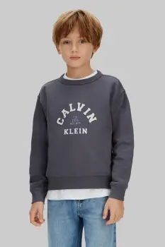 Calvin Klein Jeans hanorac de bumbac pentru copii imagine