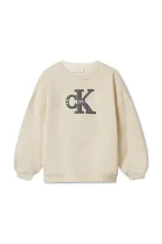 Calvin Klein Jeans hanorac de bumbac pentru copii imagine