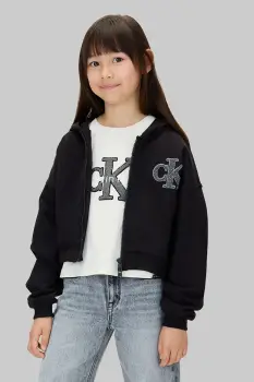 Calvin Klein Jeans hanorac de bumbac pentru copii imagine