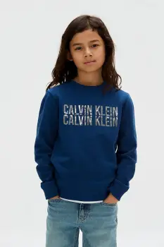 Calvin Klein Jeans hanorac de bumbac pentru copii imagine